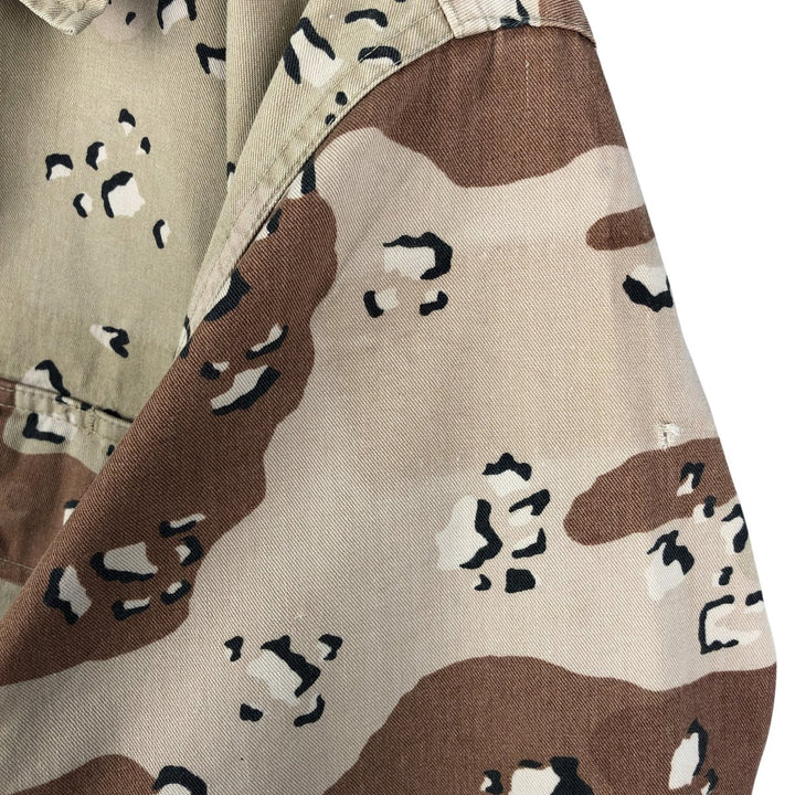 U.S. Military Defense Personnel Support Center 6C Desert Chocolate Chip Camo BDU Military Jacket, Medium-Regular cotton Beige type Vintage Second Hand