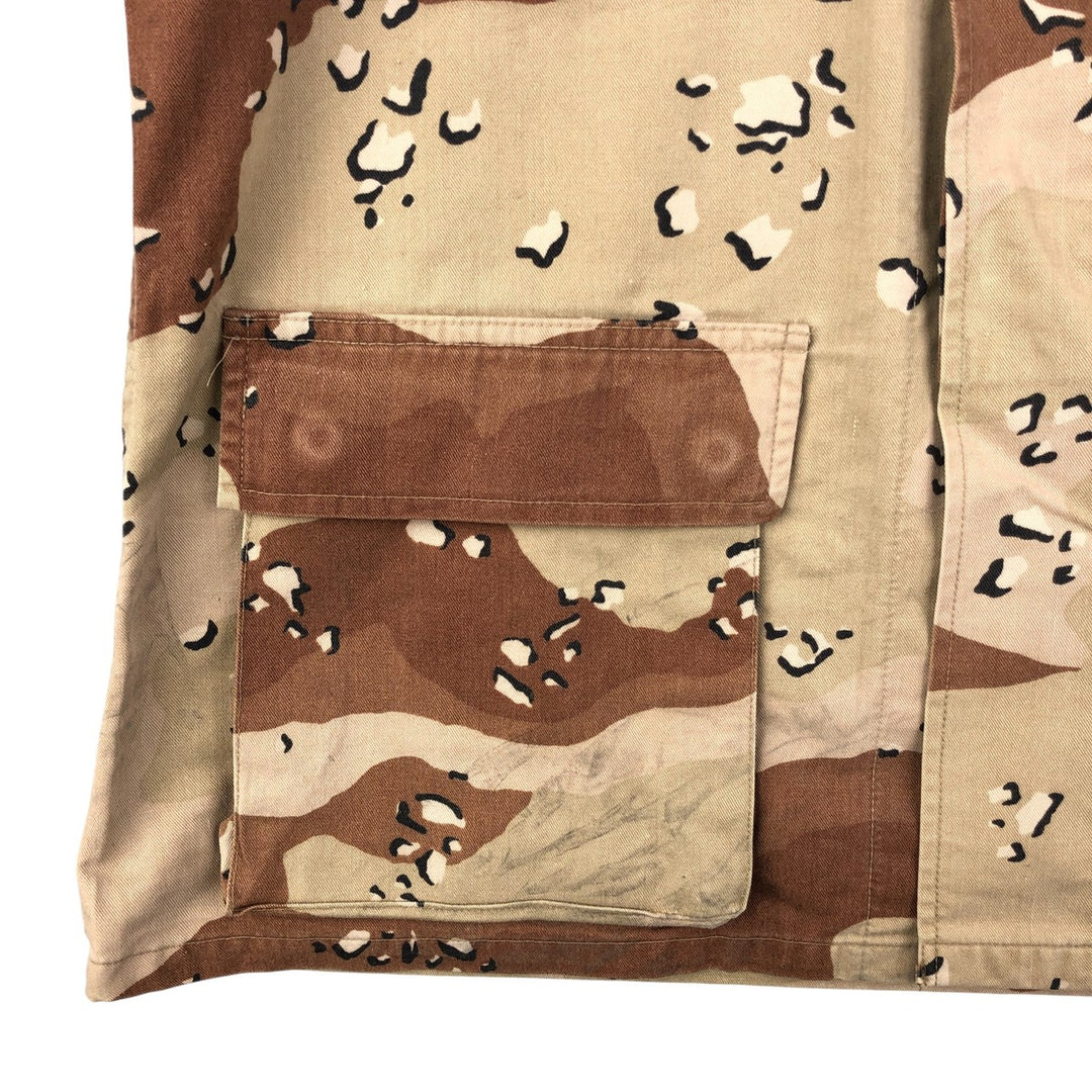 U.S. Military Defense Personnel Support Center 6C Desert Chocolate Chip Camo BDU Military Jacket, Medium-Regular cotton Beige type Vintage Second Hand