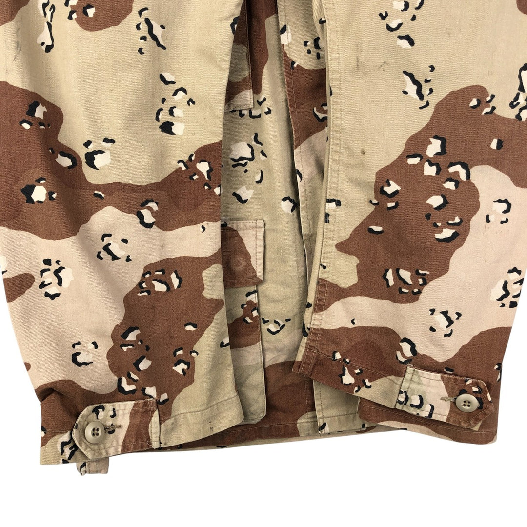 U.S. Military Defense Personnel Support Center 6C Desert Chocolate Chip Camo BDU Military Jacket, Medium-Regular cotton Beige type Vintage Second Hand