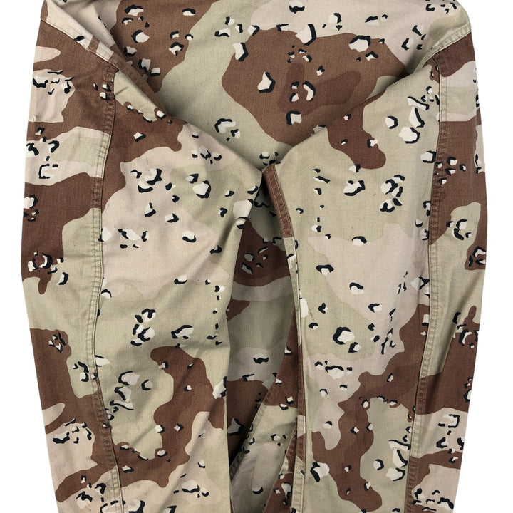 U.S. Military Defense Personnel Support Center 6C Desert Chocolate Chip Camo BDU Military Jacket, Medium-Regular cotton Beige type Vintage Second Hand