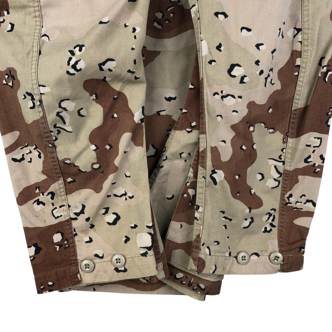 U.S. Military Defense Personnel Support Center 6C Desert Chocolate Chip Camo BDU Military Jacket, Medium-Regular cotton Beige type Vintage Second Hand