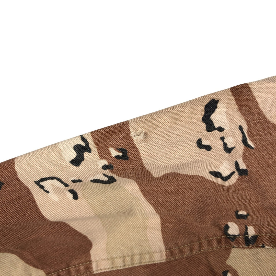 U.S. Military Defense Personnel Support Center 6C Desert Chocolate Chip Camo BDU Military Jacket, Medium-Regular cotton Beige type Vintage Second Hand