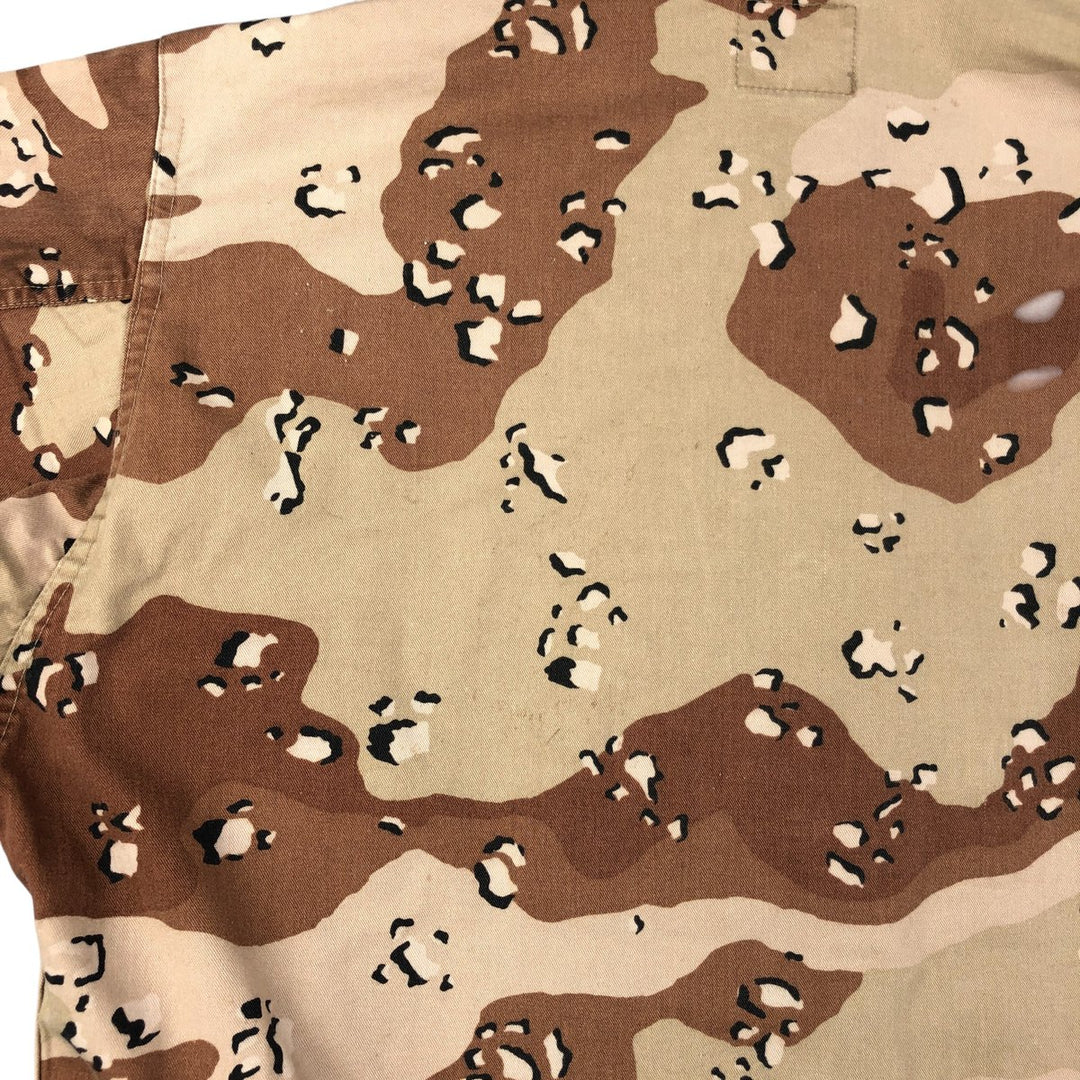U.S. Military Defense Personnel Support Center 6C Desert Chocolate Chip Camo BDU Military Jacket, Medium-Regular cotton Beige type Vintage Second Hand