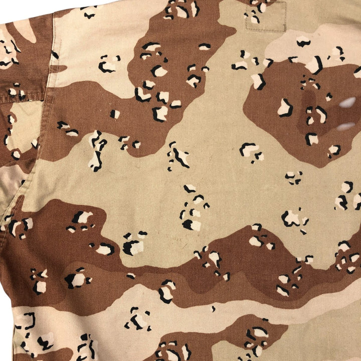 U.S. Military Defense Personnel Support Center 6C Desert Chocolate Chip Camo BDU Military Jacket, Medium-Regular cotton Beige type Vintage Second Hand