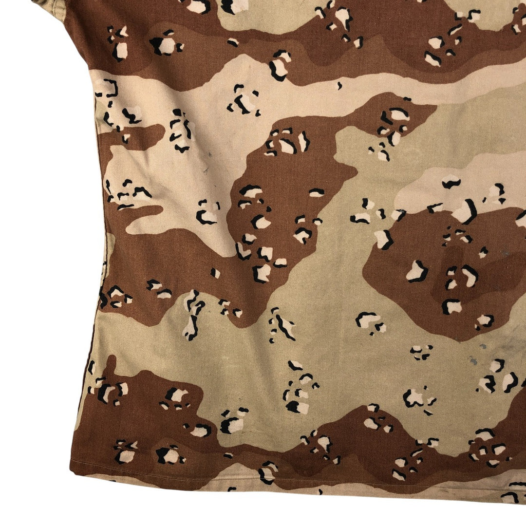 U.S. Military Defense Personnel Support Center 6C Desert Chocolate Chip Camo BDU Military Jacket, Medium-Regular cotton Beige type Vintage Second Hand