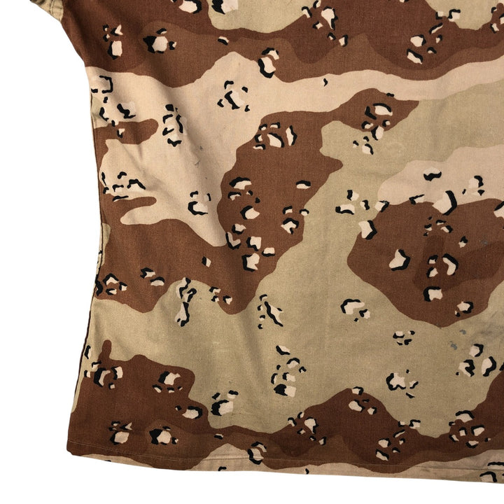 U.S. Military Defense Personnel Support Center 6C Desert Chocolate Chip Camo BDU Military Jacket, Medium-Regular cotton Beige type Vintage Second Hand