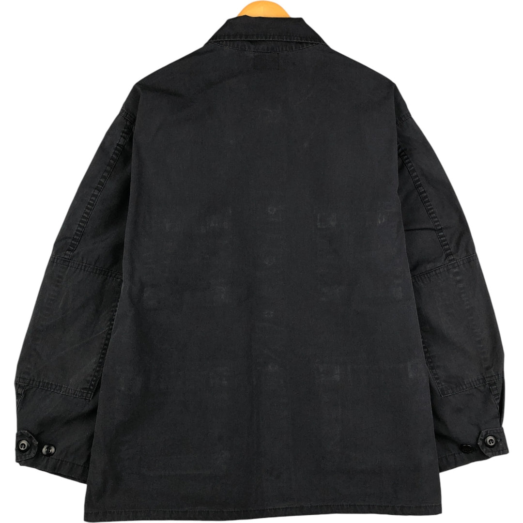 Civilian SOUTHLAND MILITARY BDU Military Jacket, Made in USA, Men's Size L cotton black type Vintage Second Hand