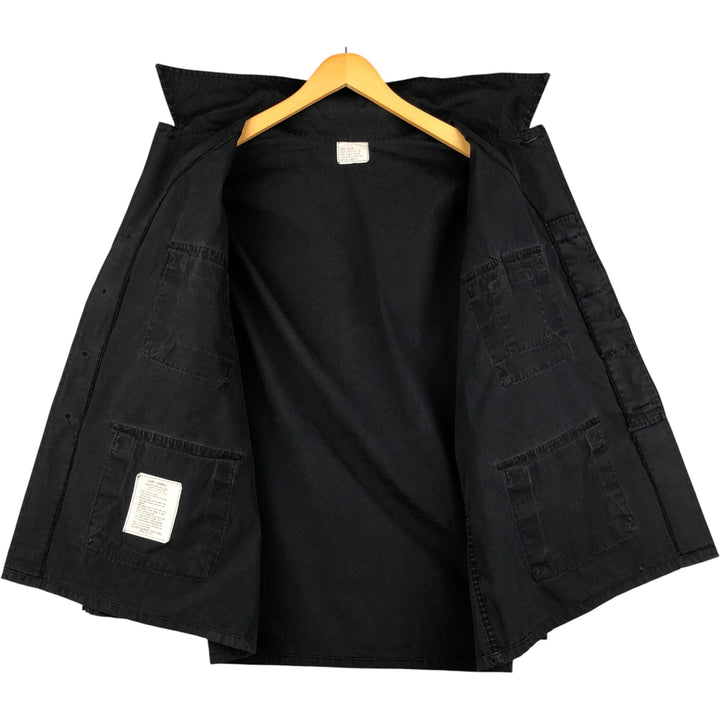 Civilian SOUTHLAND MILITARY BDU Military Jacket, Made in USA, Men's Size L cotton black type Vintage Second Hand