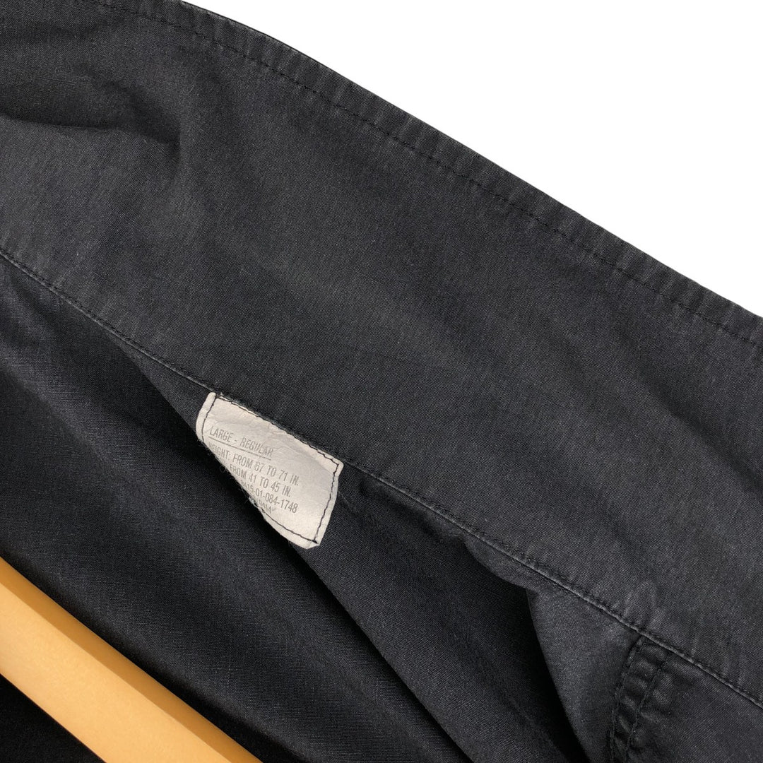 Civilian SOUTHLAND MILITARY BDU Military Jacket, Made in USA, Men's Size L cotton black type Vintage Second Hand