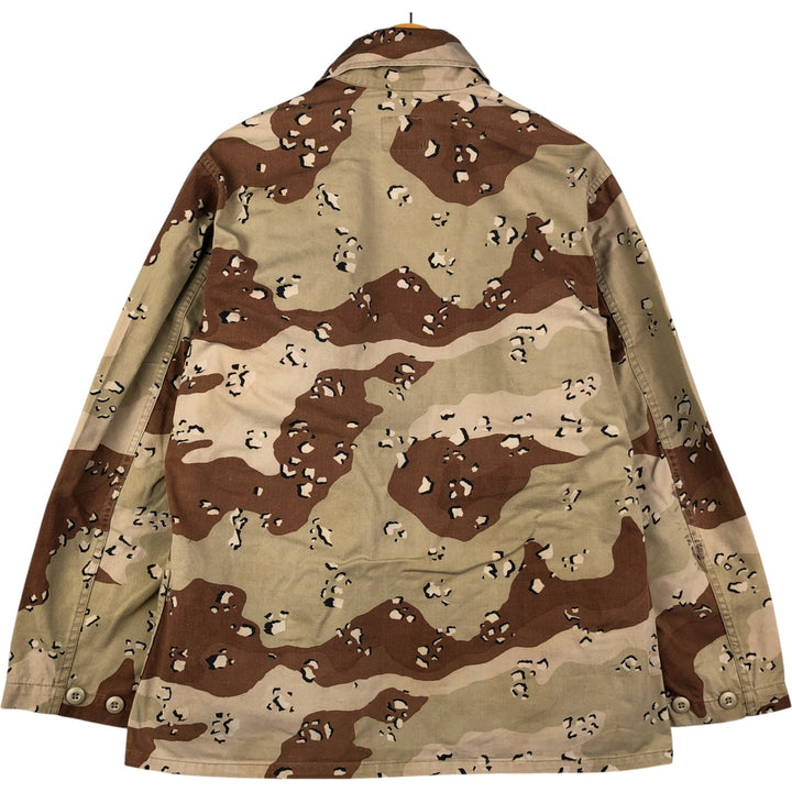 U.S. Military Defense Personnel Support Center 6C Desert Chocolate Chip Camo BDU Military Jacket, Medium-Regular cotton Beige type Vintage Second Hand