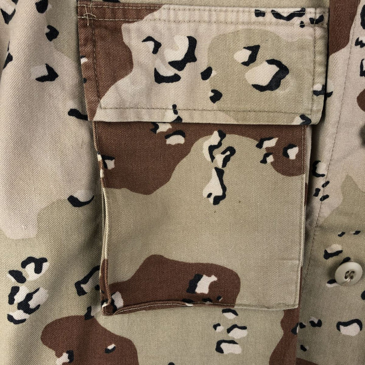 U.S. Military Defense Personnel Support Center 6C Desert Chocolate Chip Camo BDU Military Jacket, Medium-Regular cotton Beige type Vintage Second Hand