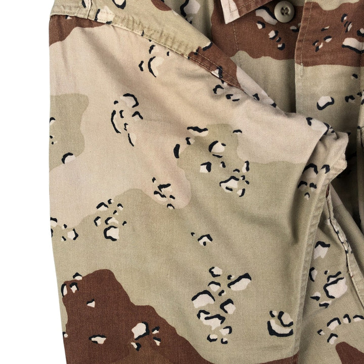 U.S. Military Defense Personnel Support Center 6C Desert Chocolate Chip Camo BDU Military Jacket, Medium-Regular cotton Beige type Vintage Second Hand