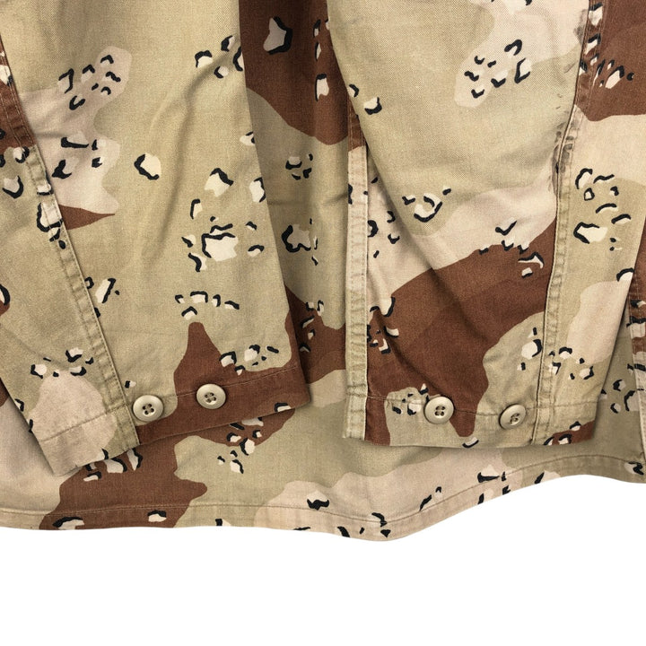 U.S. Military Defense Personnel Support Center 6C Desert Chocolate Chip Camo BDU Military Jacket, Medium-Regular cotton Beige type Vintage Second Hand