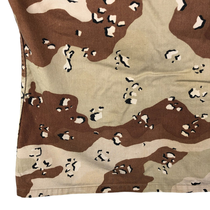 U.S. Military Defense Personnel Support Center 6C Desert Chocolate Chip Camo BDU Military Jacket, Medium-Regular cotton Beige type Vintage Second Hand