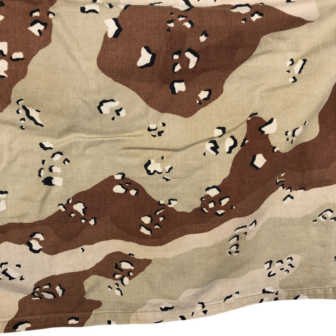 U.S. Military Defense Personnel Support Center 6C Desert Chocolate Chip Camo BDU Military Jacket, Medium-Regular cotton Beige type Vintage Second Hand