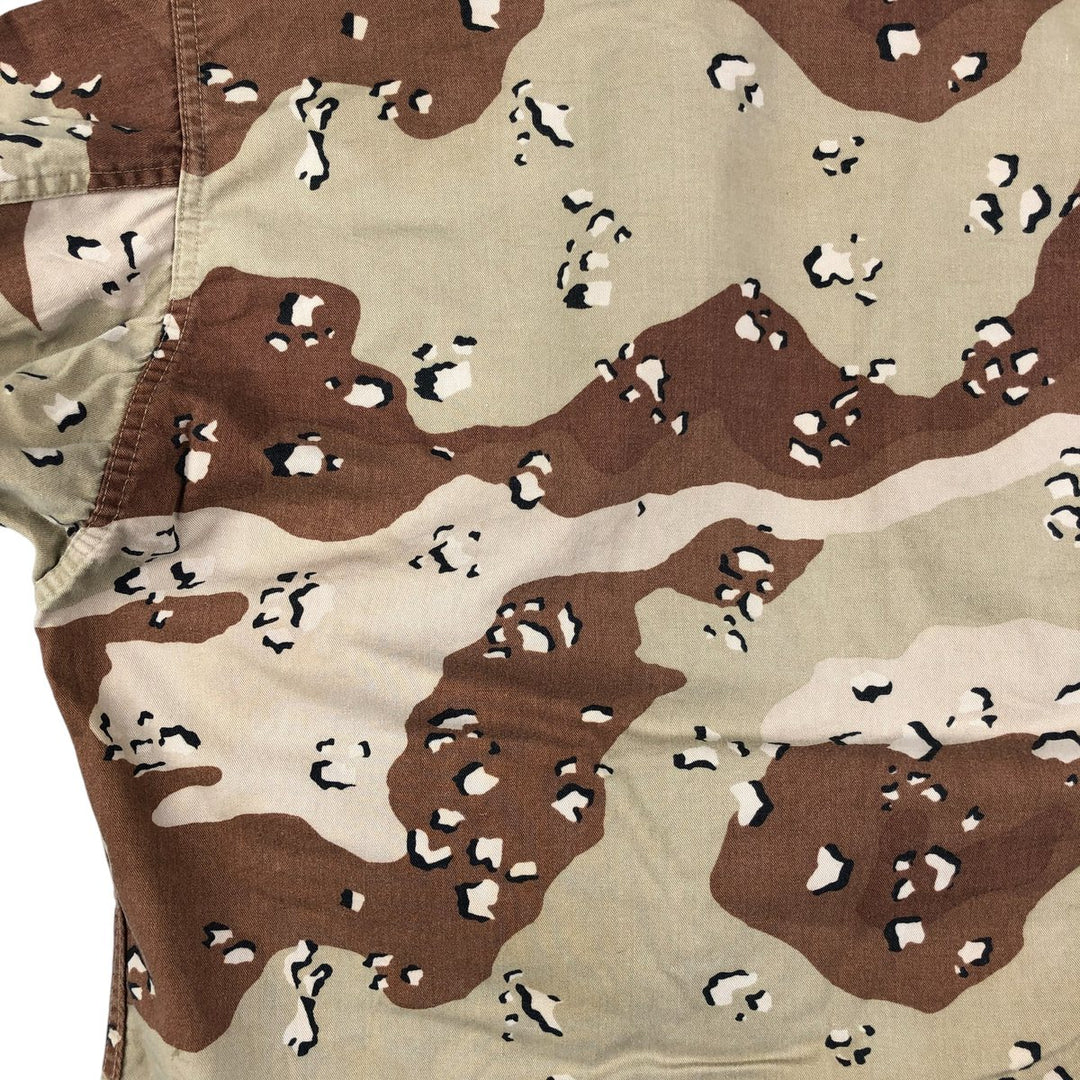 U.S. Military Defense Personnel Support Center 6C Desert Chocolate Chip Camo BDU Military Jacket, Medium-Regular cotton Beige type Vintage Second Hand