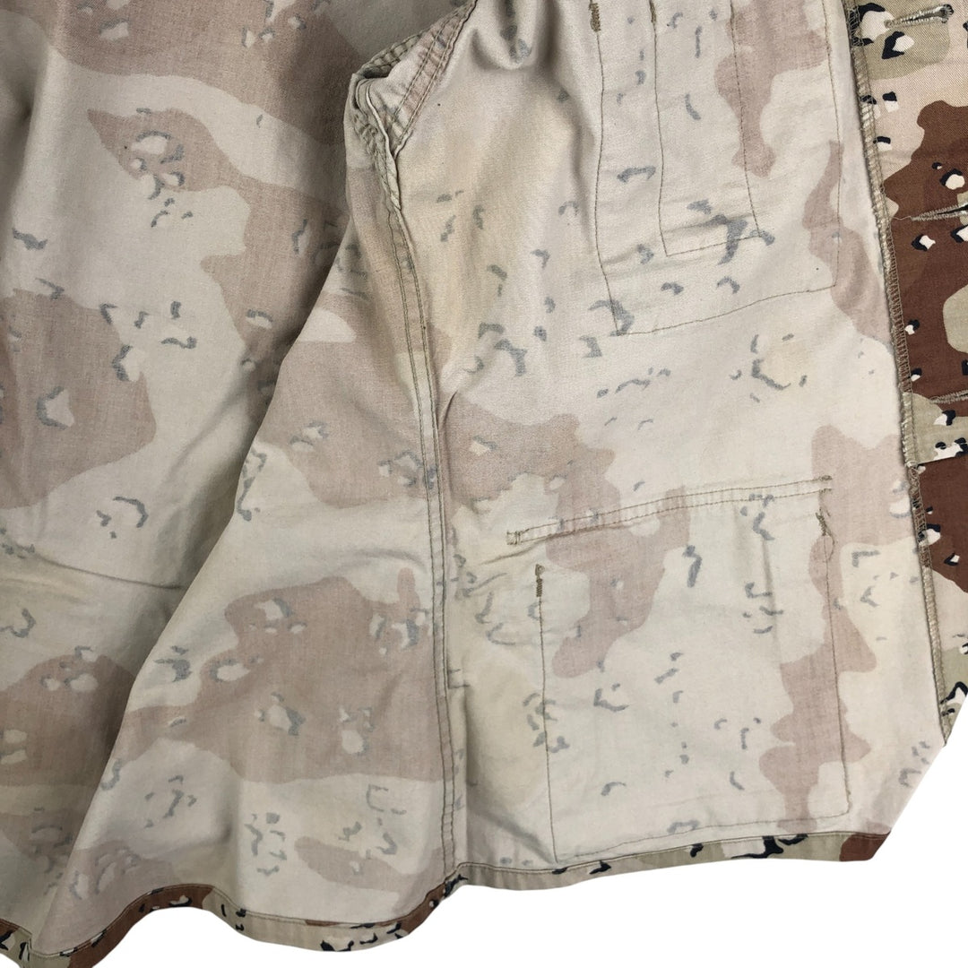 U.S. Military Defense Personnel Support Center 6C Desert Chocolate Chip Camo BDU Military Jacket, Medium-Regular cotton Beige type Vintage Second Hand