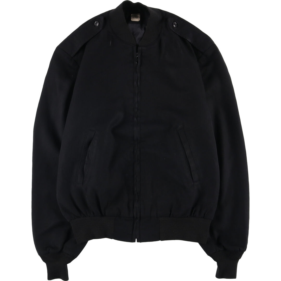 Civilian Military Officer Jacket, Size 40R, Men's L polyester black type Vintage Second Hand