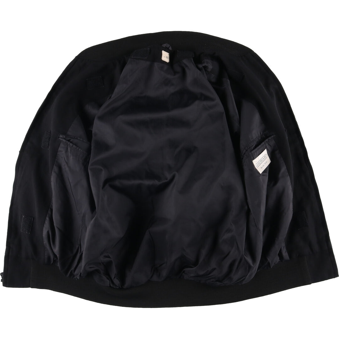 Civilian Military Officer Jacket, Size 40R, Men's L polyester black type Vintage Second Hand