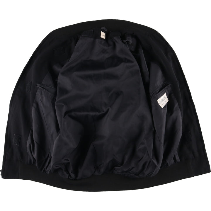 Civilian Military Officer Jacket, Size 40R, Men's L polyester black type Vintage Second Hand