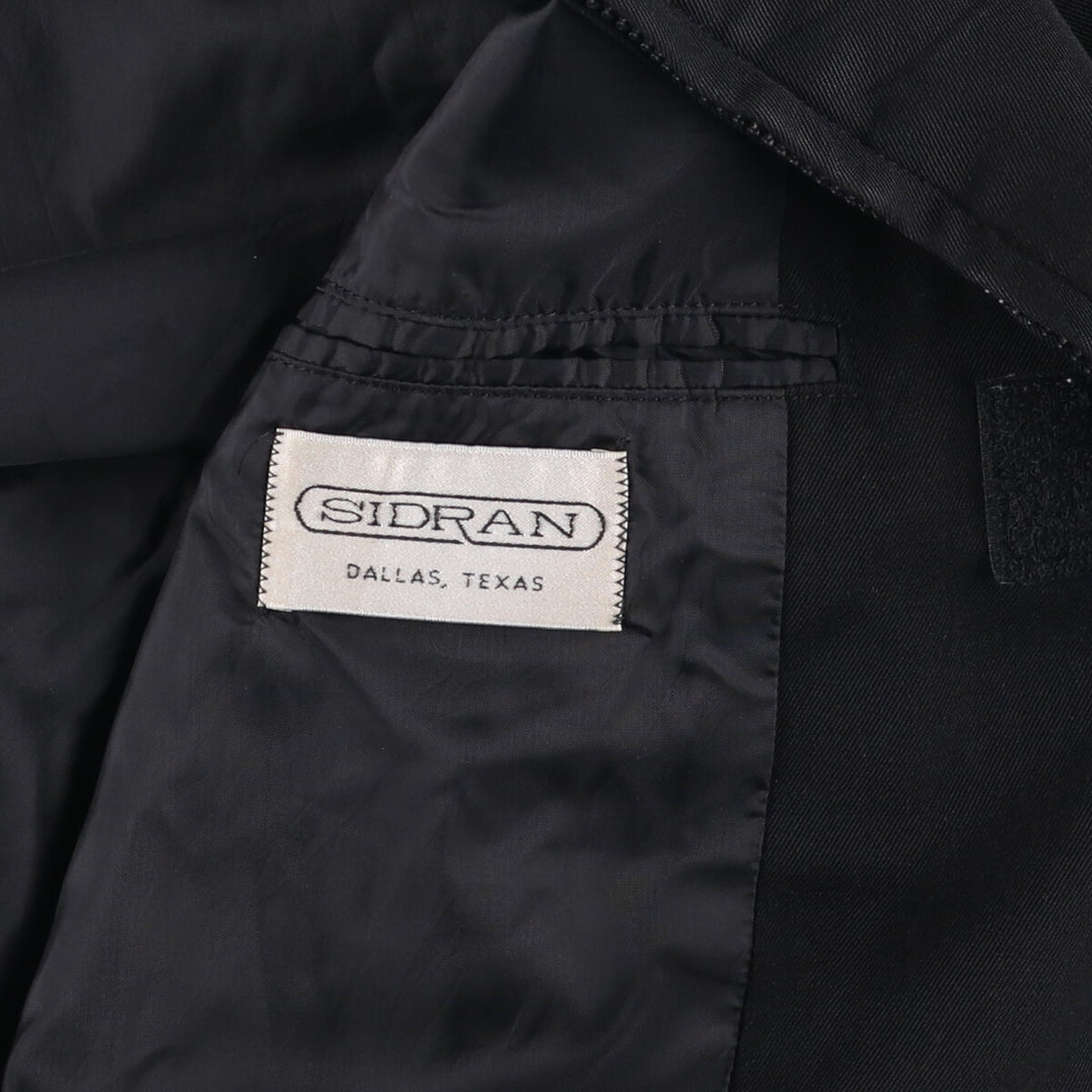 Civilian Military Officer Jacket, Size 40R, Men's L polyester black type Vintage Second Hand