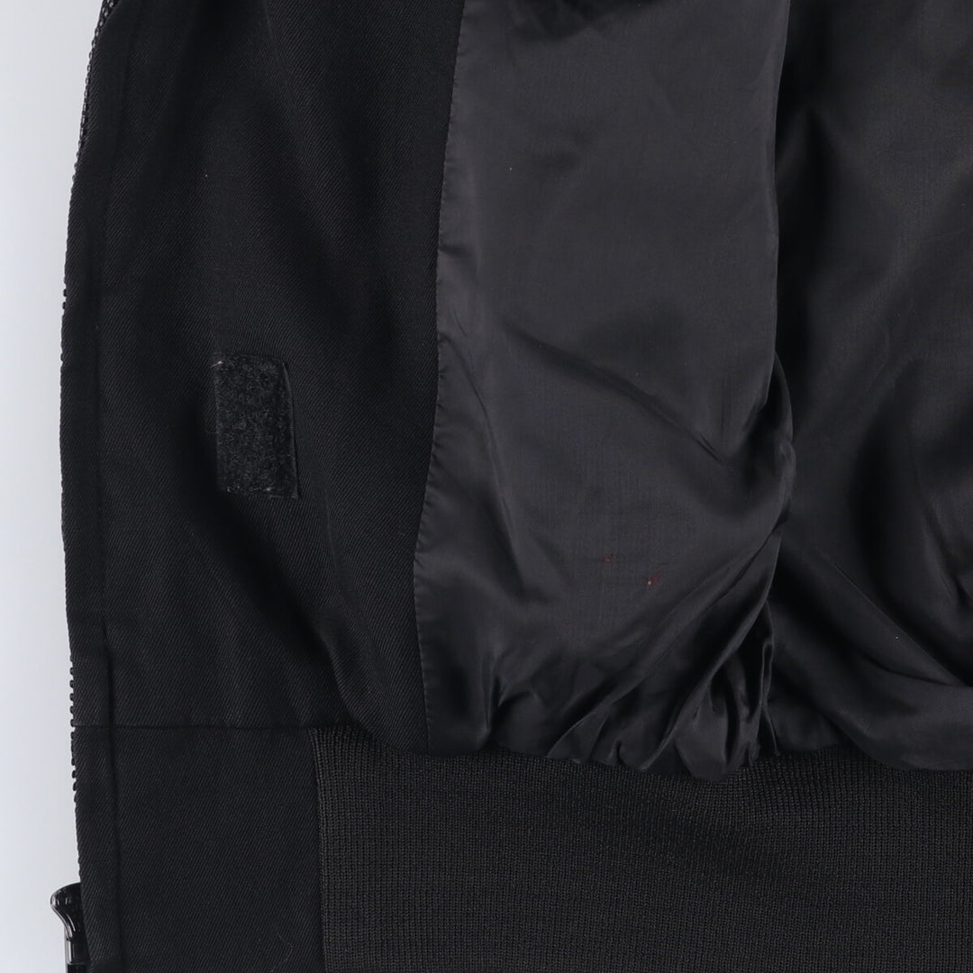 Civilian Military Officer Jacket, Size 40R, Men's L polyester black type Vintage Second Hand