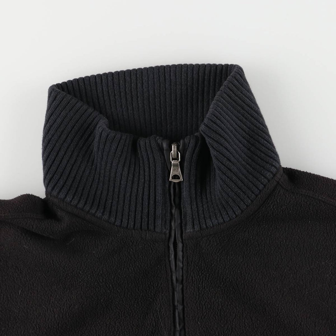 Ralph Lauren POLO by Ralph Lauren Half Zip Fleece Pullover Men's XL polyester black type Vintage Second Hand