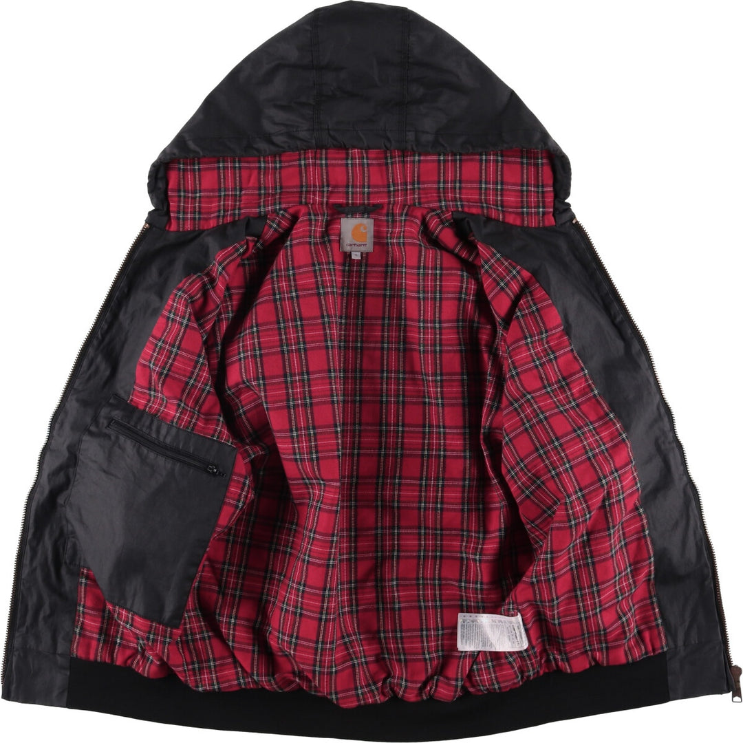 Carhartt Active Jacket, Cotton Parka, Men's Size Small cotton black type Vintage Second Hand