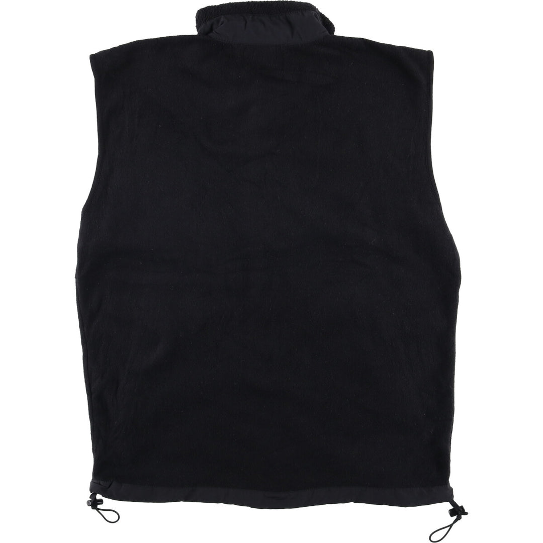 90'S The North Face Vintage Fleece Vest, Men's Size L polyester black type Vintage Second Hand