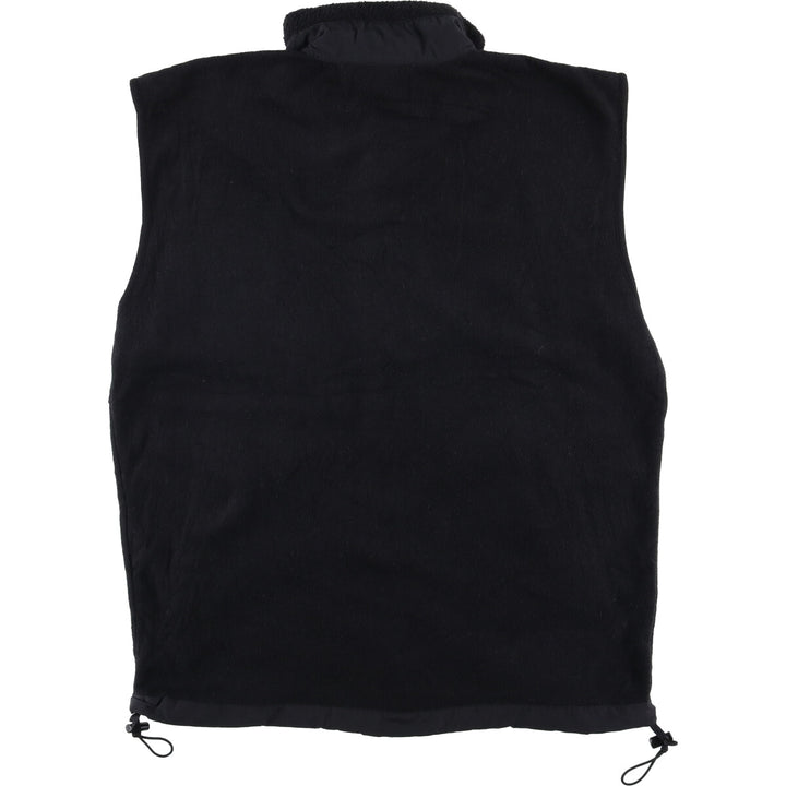 90'S The North Face Vintage Fleece Vest, Men's Size L polyester black type Vintage Second Hand