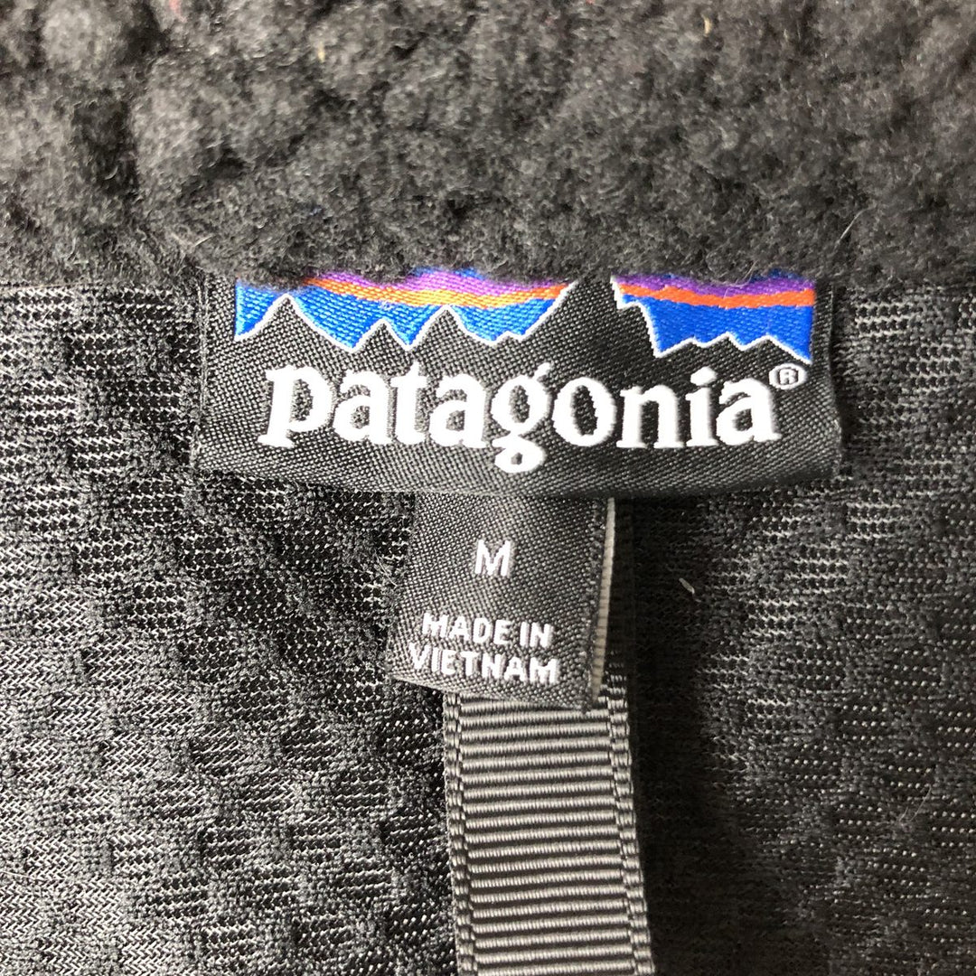Patagonia Classic Retro X 23056 FA19 Boa Vest, Men's Size Medium polyester black type Vintage Second Hand