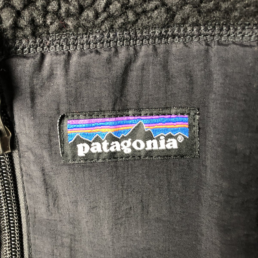 Patagonia Classic Retro X 23056 FA19 Boa Vest, Men's Size Medium polyester black type Vintage Second Hand