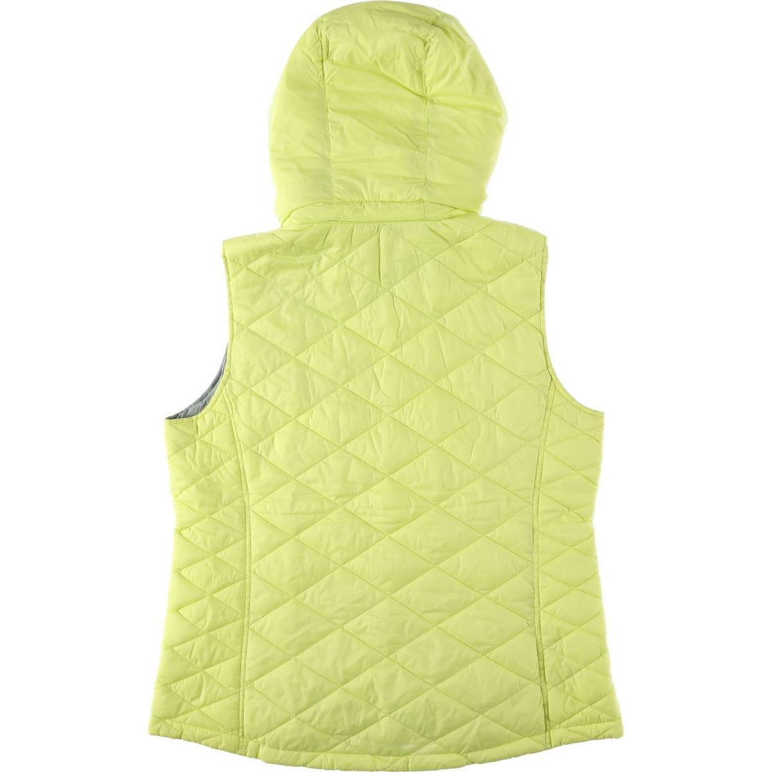 TEK GEAR Padded Vest, Women's, Size L Nylon yellow type Vintage Second Hand