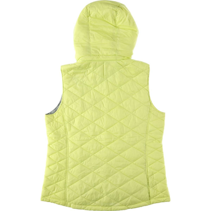 TEK GEAR Padded Vest, Women's, Size L Nylon yellow type Vintage Second Hand