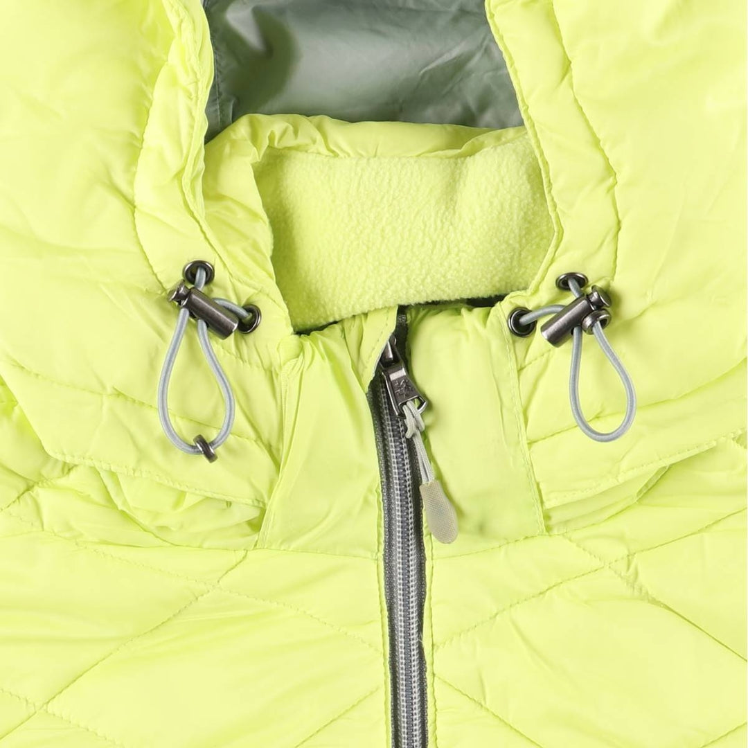 TEK GEAR Padded Vest, Women's, Size L Nylon yellow type Vintage Second Hand