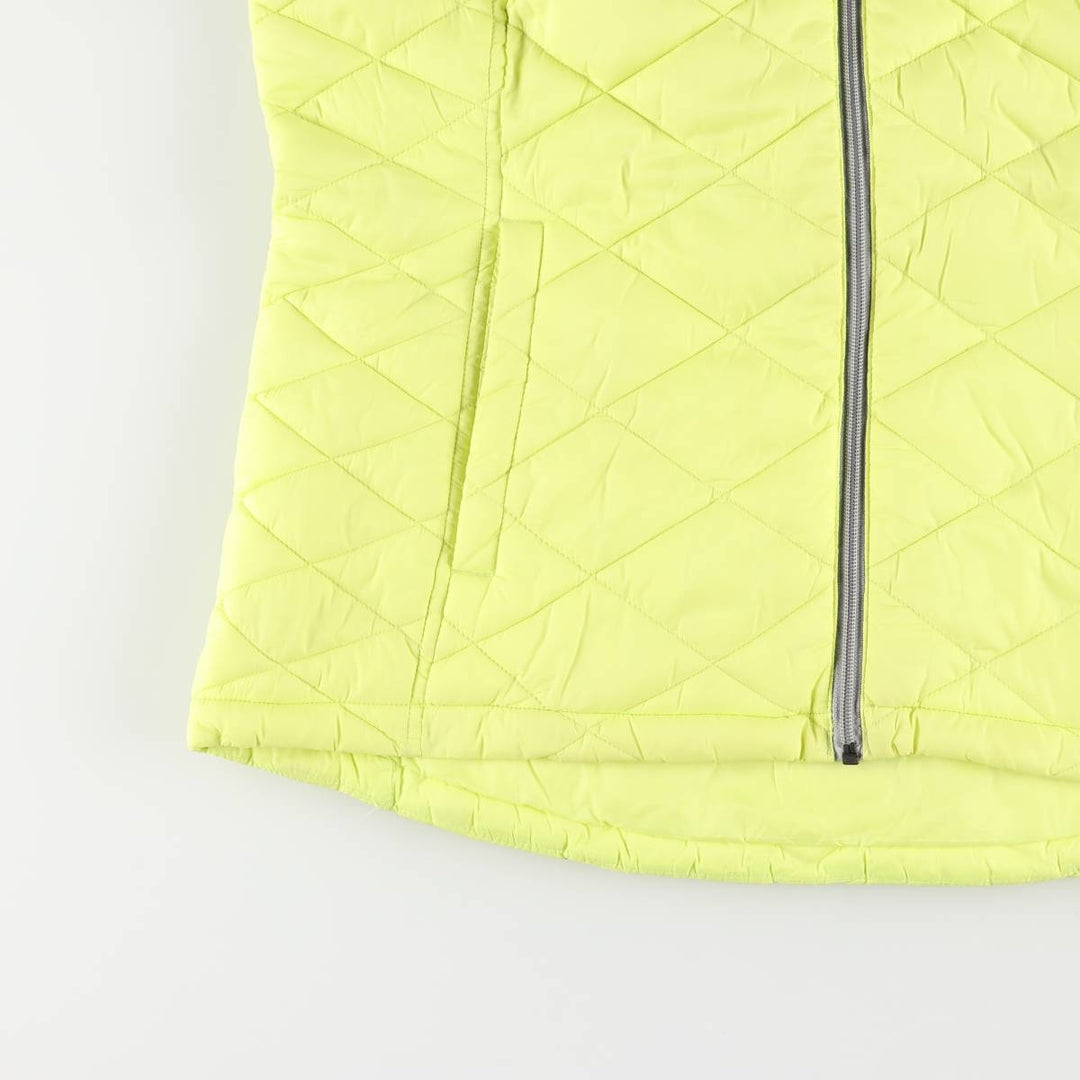 TEK GEAR Padded Vest, Women's, Size L Nylon yellow type Vintage Second Hand