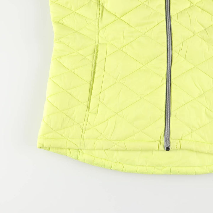 TEK GEAR Padded Vest, Women's, Size L Nylon yellow type Vintage Second Hand