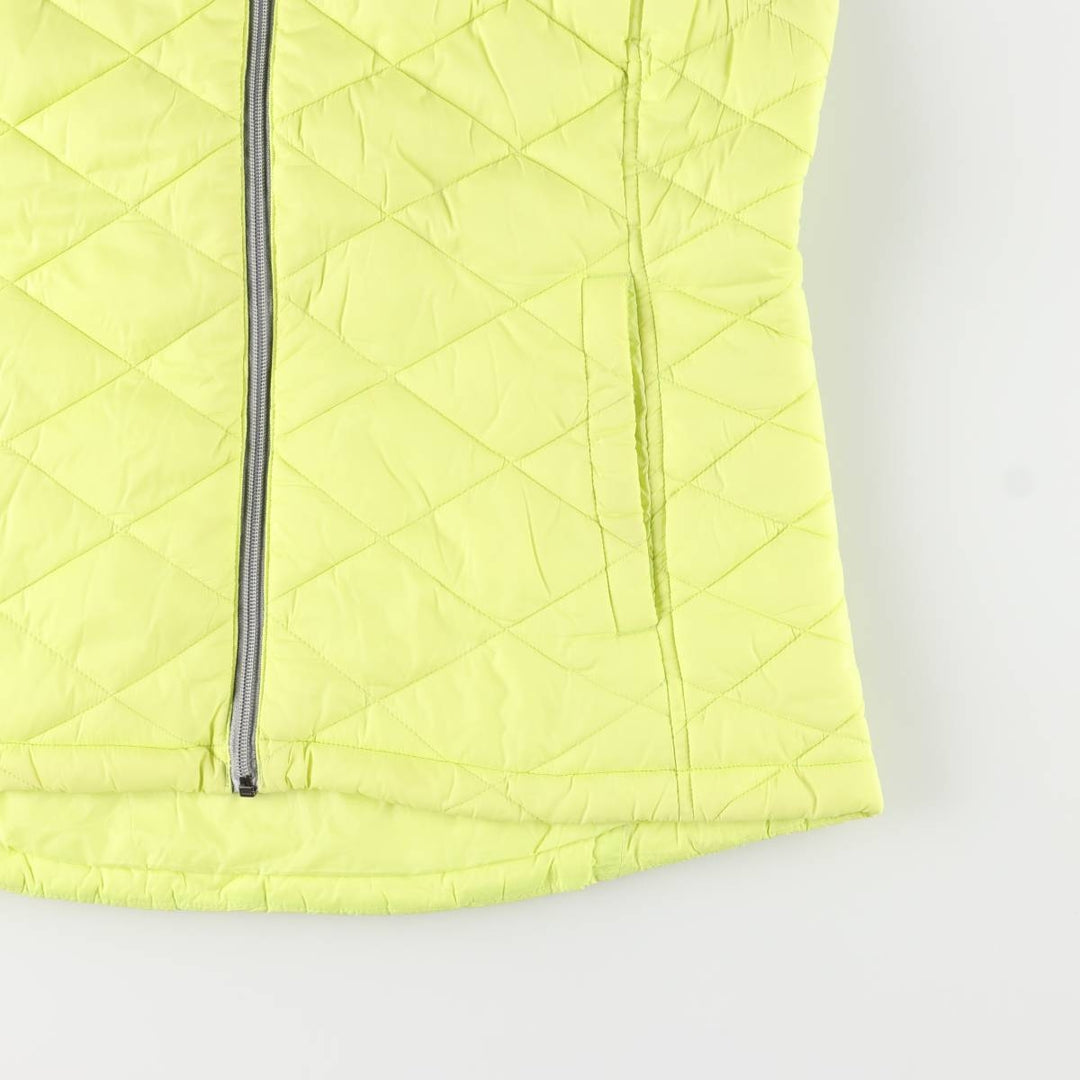TEK GEAR Padded Vest, Women's, Size L Nylon yellow type Vintage Second Hand
