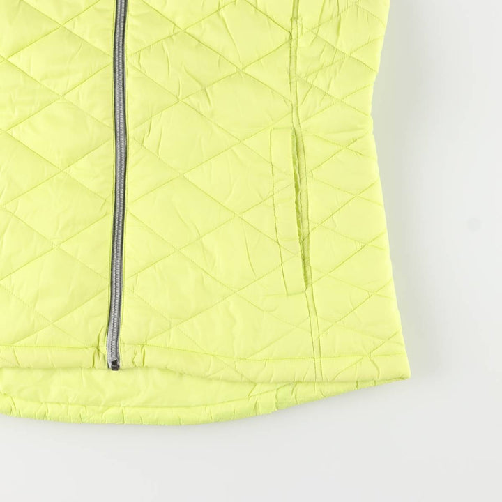 TEK GEAR Padded Vest, Women's, Size L Nylon yellow type Vintage Second Hand