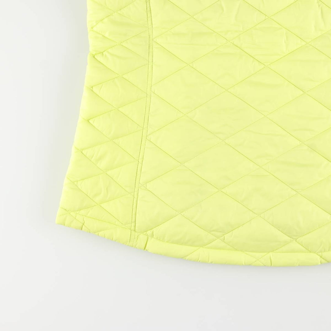 TEK GEAR Padded Vest, Women's, Size L Nylon yellow type Vintage Second Hand