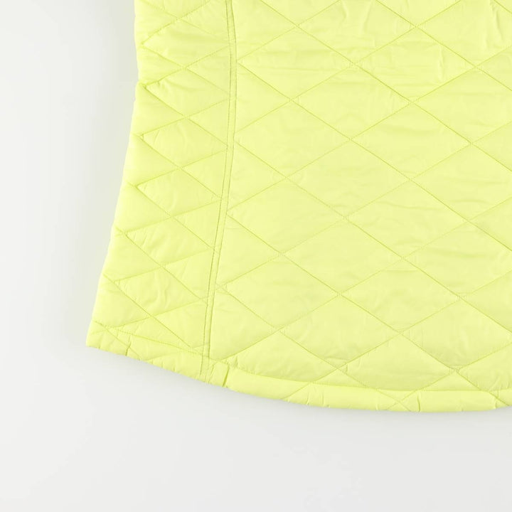 TEK GEAR Padded Vest, Women's, Size L Nylon yellow type Vintage Second Hand