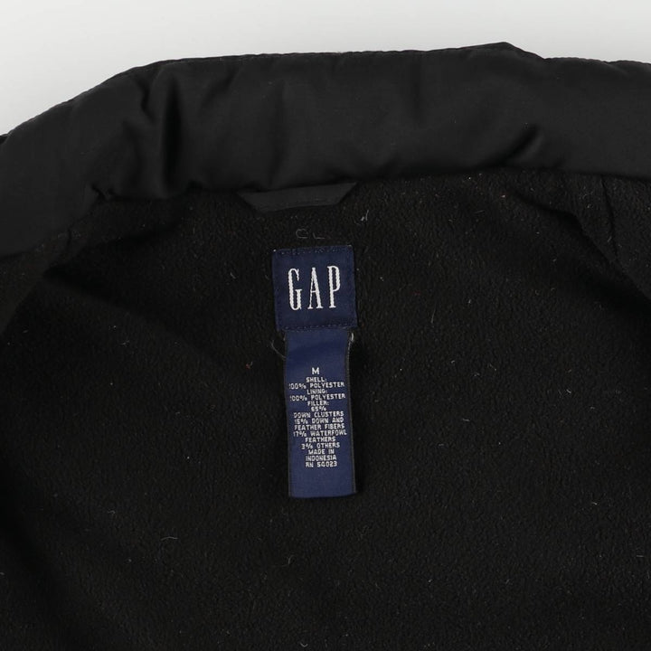 90'S GAP Old Gap Down Vest, Women's Size M, Vintage polyester black type Vintage Second Hand