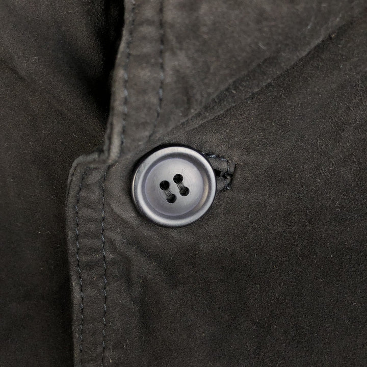VERA PELLE Suede Leather Blouson, Men's Size L genuine leather black type Vintage Second Hand