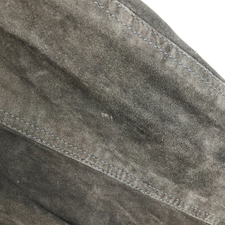 VERA PELLE Suede Leather Blouson, Men's Size L genuine leather black type Vintage Second Hand