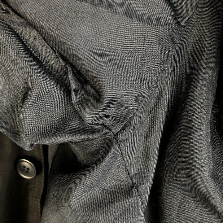 VERA PELLE Suede Leather Blouson, Men's Size L genuine leather black type Vintage Second Hand