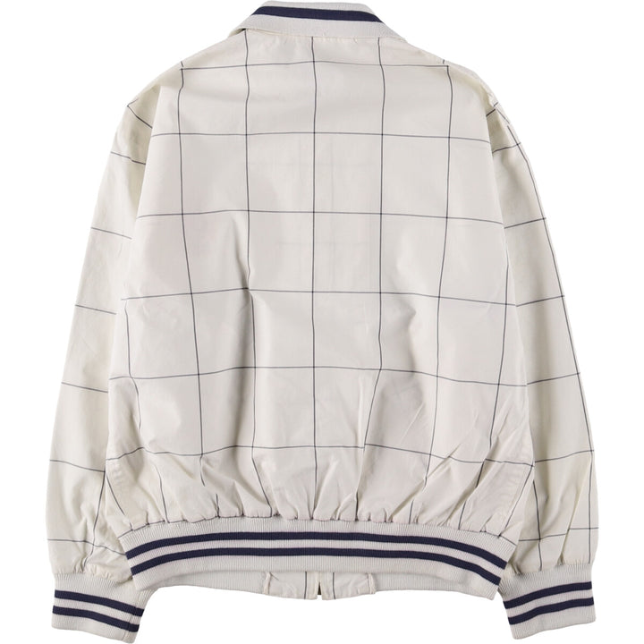Ralph Lauren Check Pattern Cotton Jacket, Women's Size L cotton white type Vintage Second Hand
