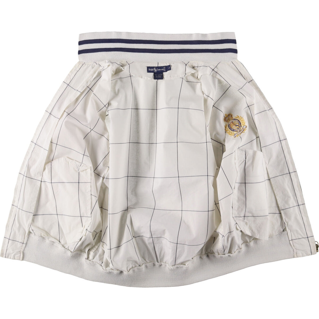 Ralph Lauren Check Pattern Cotton Jacket, Women's Size L cotton white type Vintage Second Hand