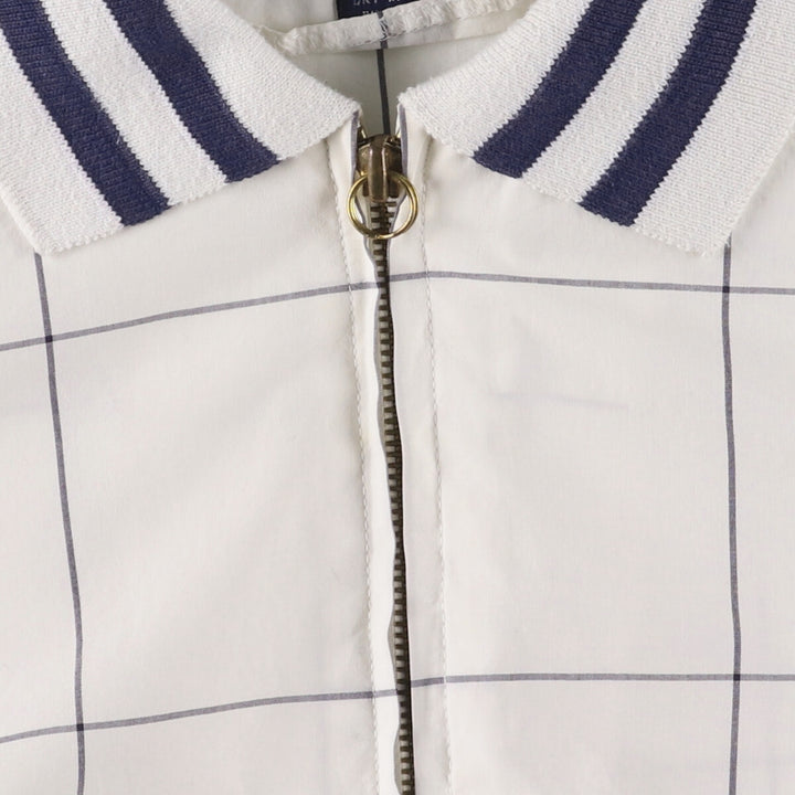 Ralph Lauren Check Pattern Cotton Jacket, Women's Size L cotton white type Vintage Second Hand