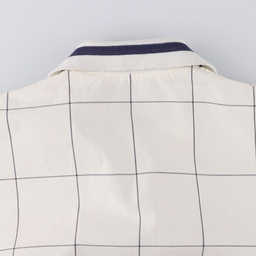Ralph Lauren Check Pattern Cotton Jacket, Women's Size L cotton white type Vintage Second Hand