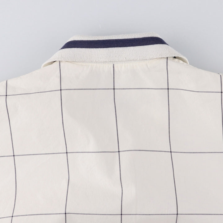 Ralph Lauren Check Pattern Cotton Jacket, Women's Size L cotton white type Vintage Second Hand
